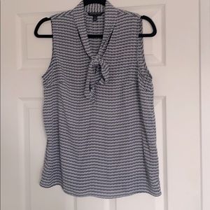 Tie neck blouse